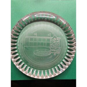 Carrier Crystal Vintage Paperweight "Tomorrows Technology" & "Todays‎ Advantage"